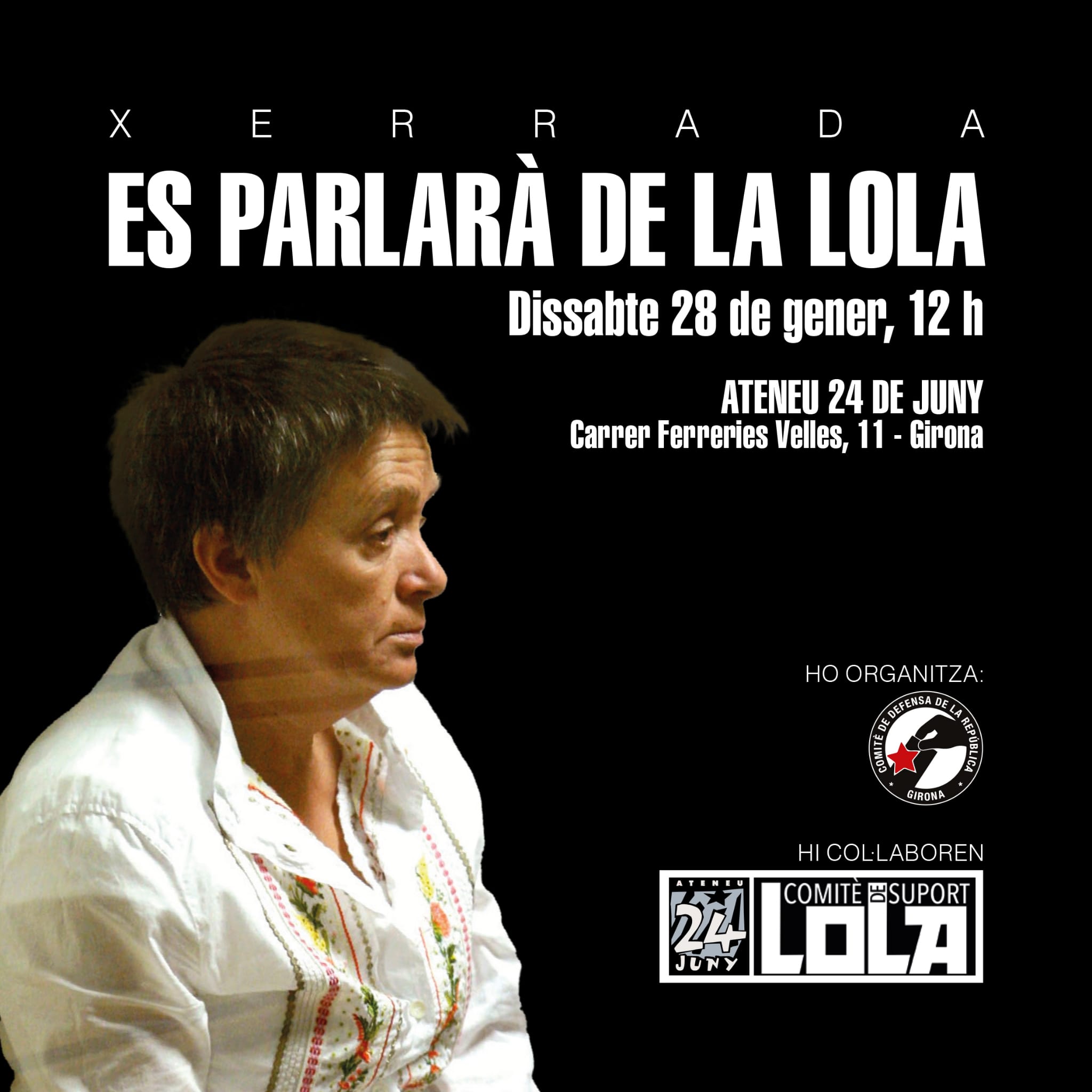 Xerrada: Es parlarà de la Lola